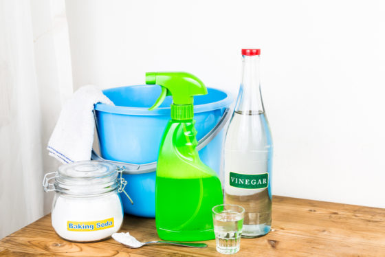 green cleaning supplies