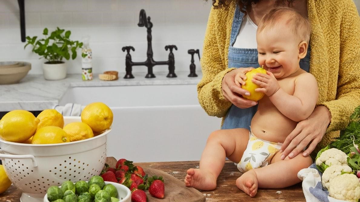 family friendly kitchen baby