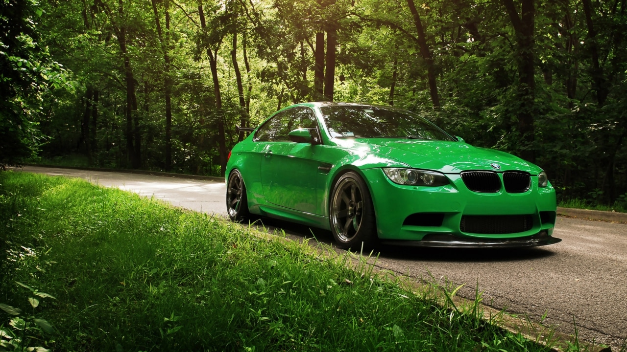 green vehicle