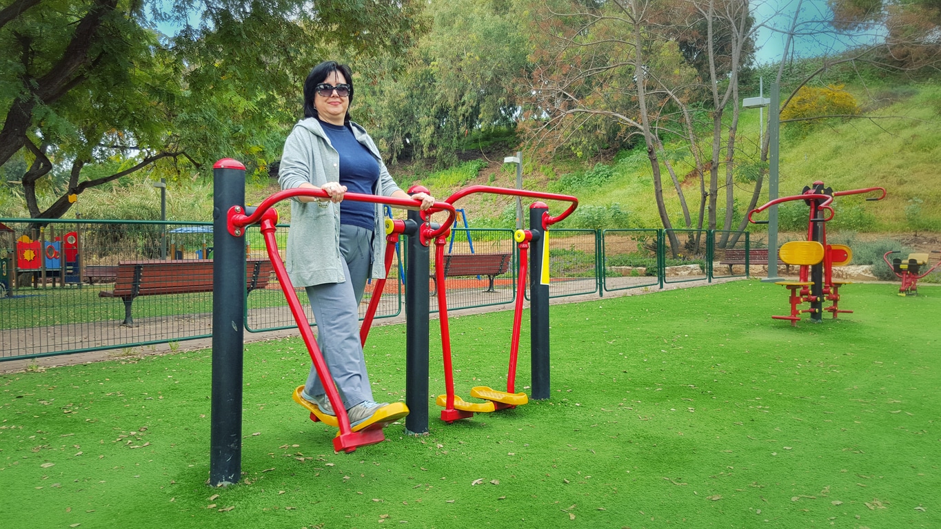 outdoor fitness station