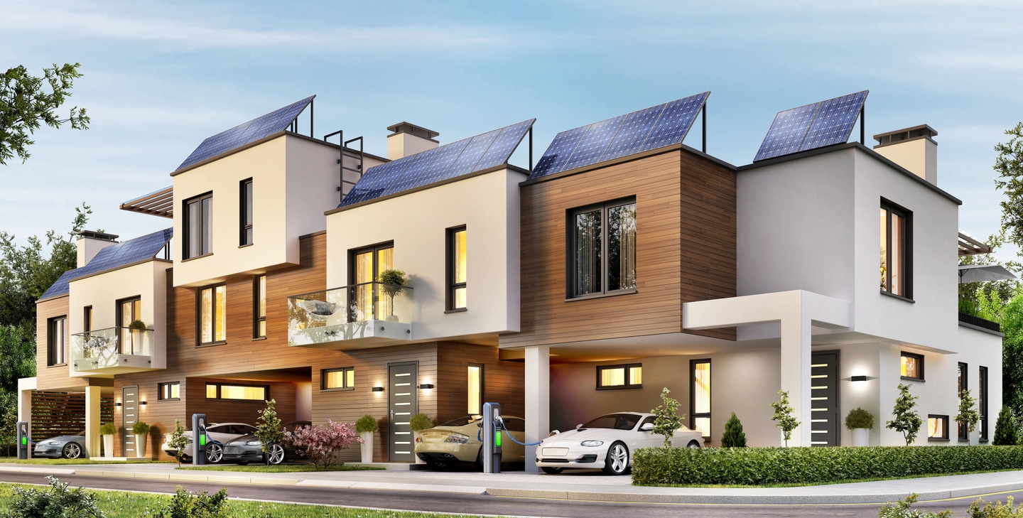 energy equity - solar panels and electric vehicles