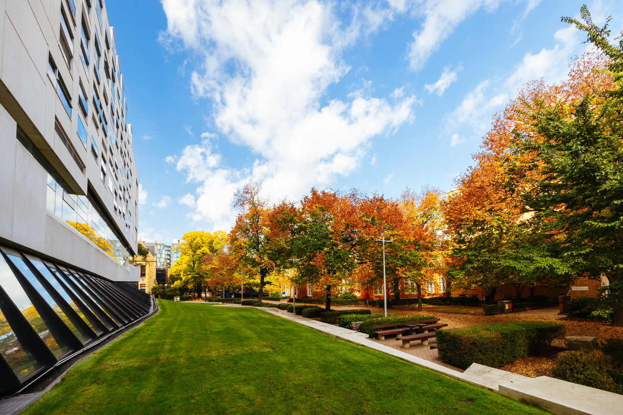 greenspace trends in higher education - Melbourne University