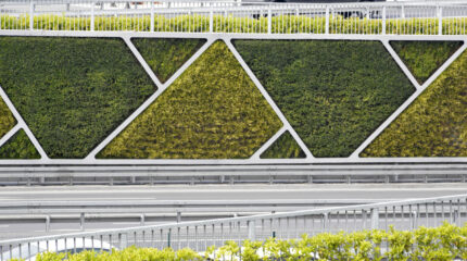 green wall - living wall - noise reduction barrier