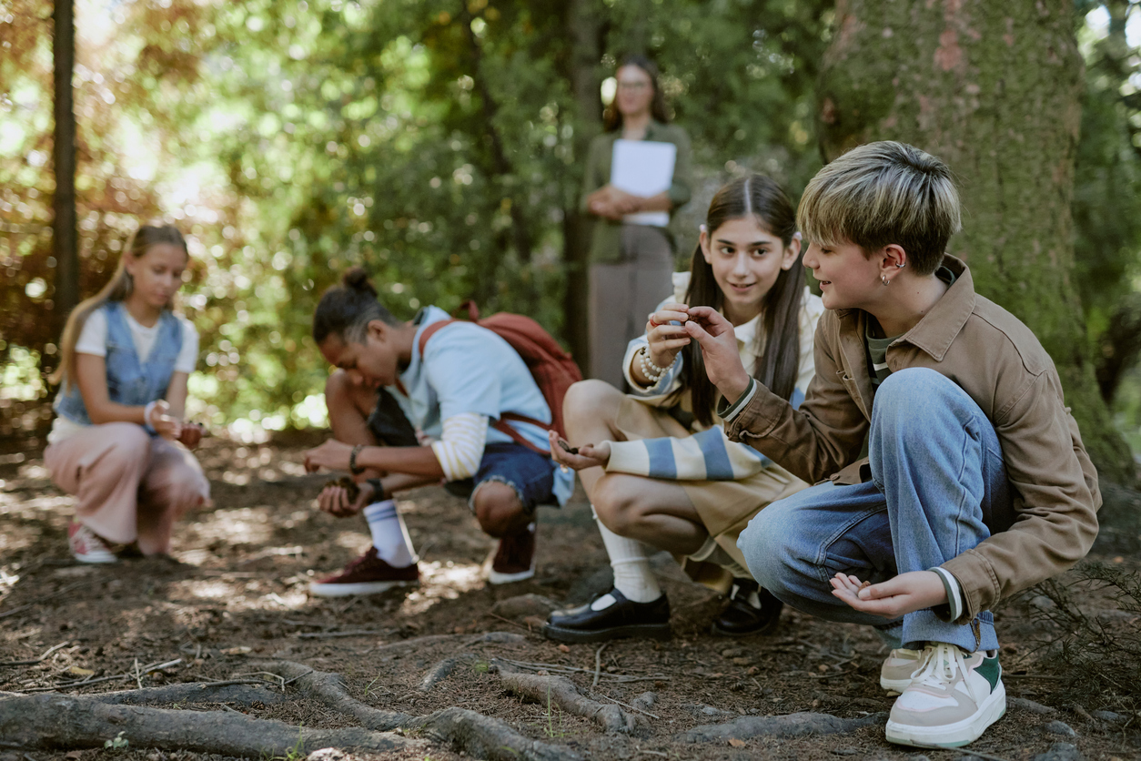 Teens in nature learning education