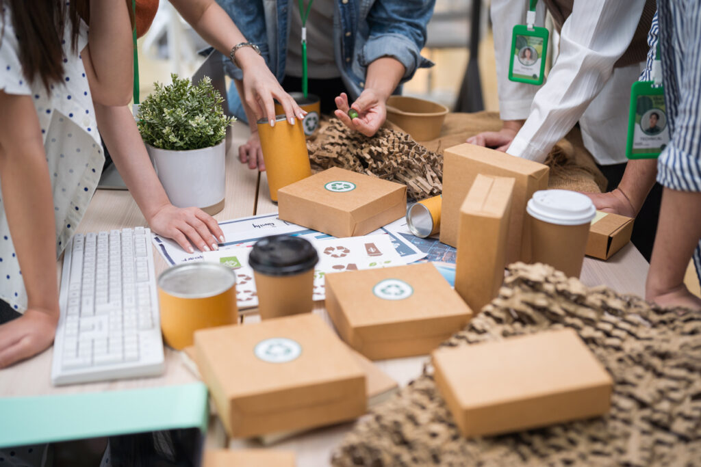 paperboard products - recycled materials