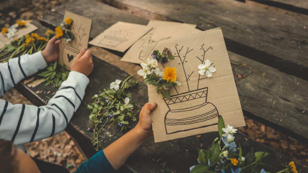 eco-friendly kids' birthday party ideas - nature outdoors