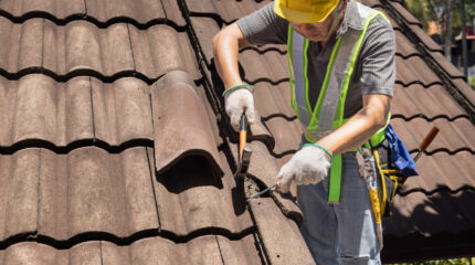 Replacing old roof tiles - roofing