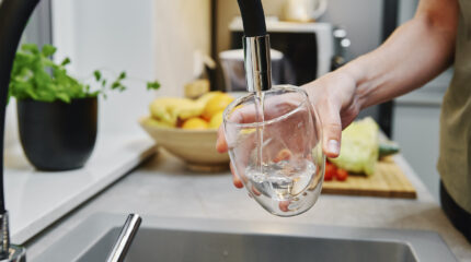 Pouring water from kitchen sink - why you should test for PFAS